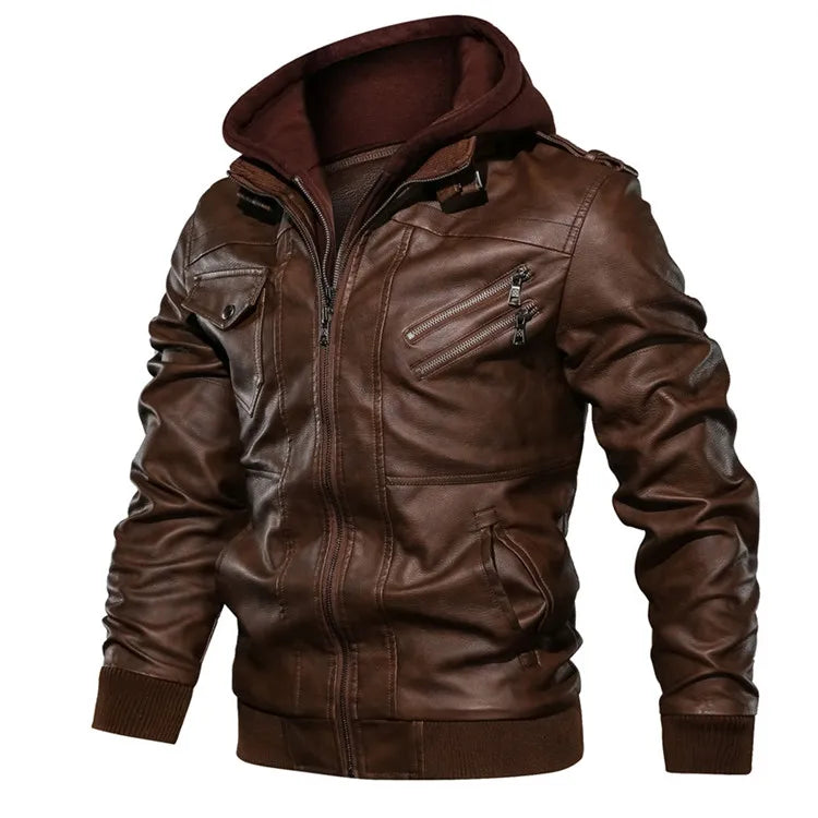 KB New Men's Leather Jacket SA722