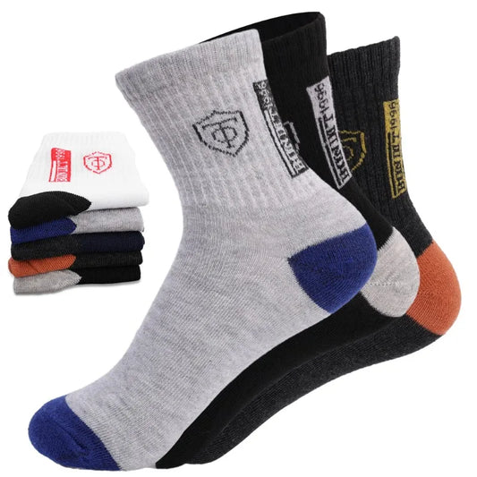 Men's Breathable Basketball Socks 10 Pairs