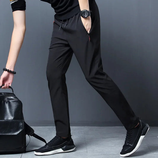 Men’s Casual Pants Straight Slim Fit