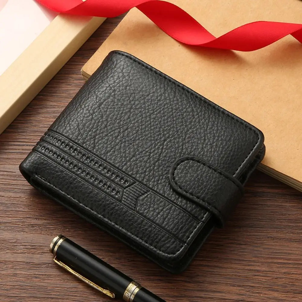 Men Wallets Leather Zipper Purse